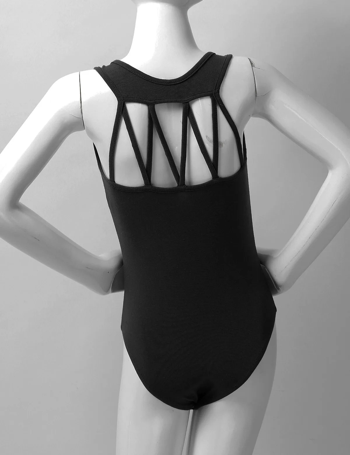 Kids Girls body ballet leotard ballerina party Stretchy Sleeveless M-Straps Back Girl Ballet Dance Gymnastics Leotard Jumpsuit |