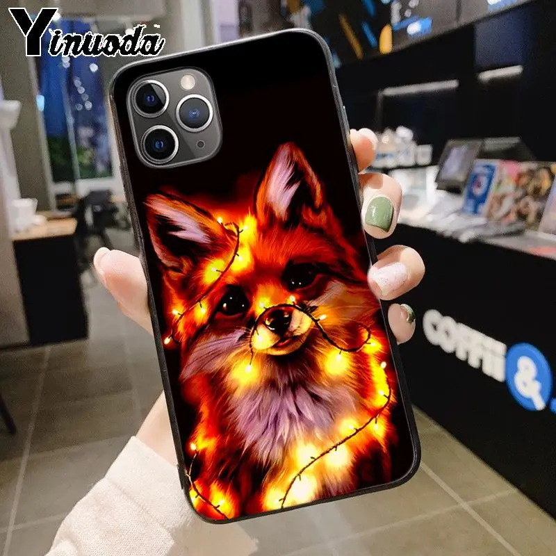 12 Yinuoda лиса в осенние листья лес Diy роскошный защитный чехол для телефона для iPhone 7plus 6S 7 8 8Plus X XS XR XS MAX 5 Чехол - Цвет: 12