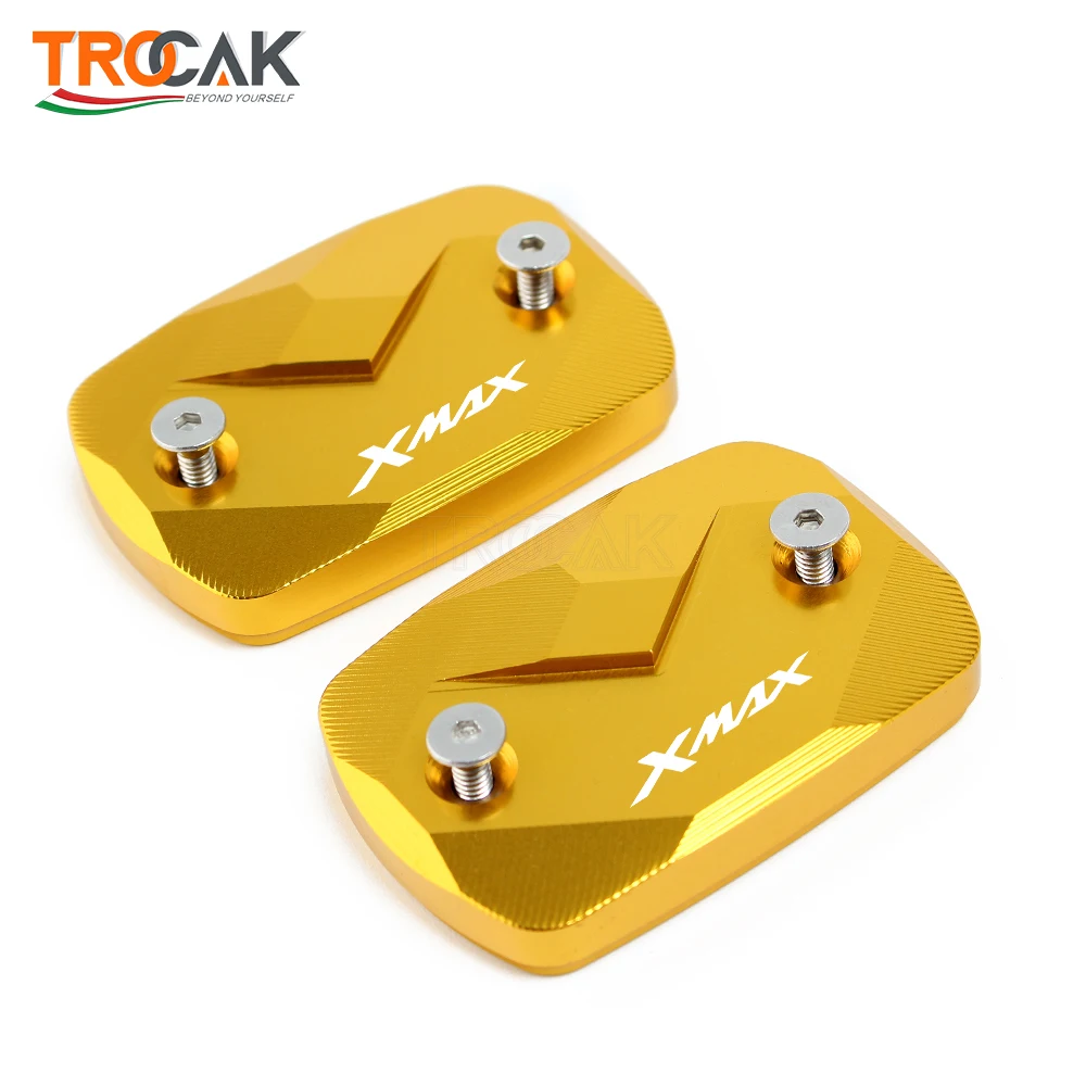

Fit For YAMAHA X-MAX XMAX 125 250 300 xmax125 xmax300 XMAX250 2017-2020 Pair Front Brake Clutch Cylinder Fluid Reservoir Cover