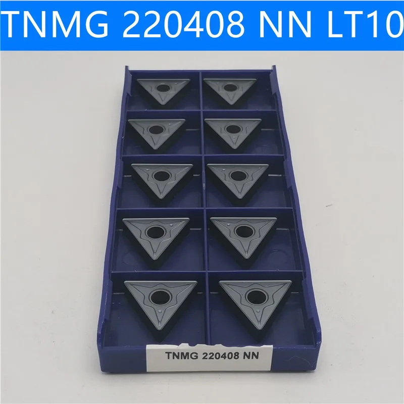 10 шт. TNMG220404 TNMG220408 NN LT10 карбидные вставки токарный станок фрезерный инструмент TNMG 220408 карбид вольфрама резец для наружной обточки