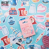 46 pcs pack love and kitchen mini paper sticker decoration diy album diary scrapbooking label sticker kawaii stationery