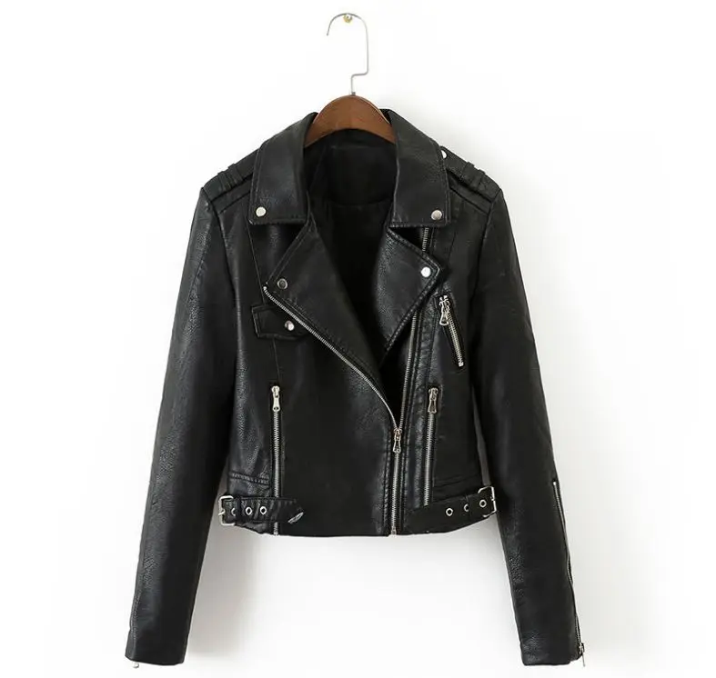 

HCBLESS 2019 зимняя женская мода темпераментная натуральная кожа женская кожаная куртка