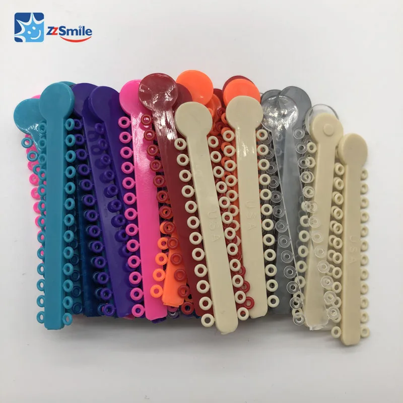 Стоматологический ортодонтический смешанные цвета лигатурный