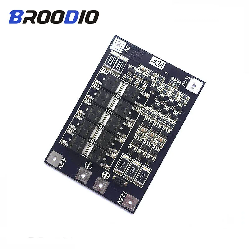 2S 3S 4S BMS 15A 20A 40A 50A 3 7 V 18650 Защитная плата литий ионной литиевой батареи Circuit PCB Module с