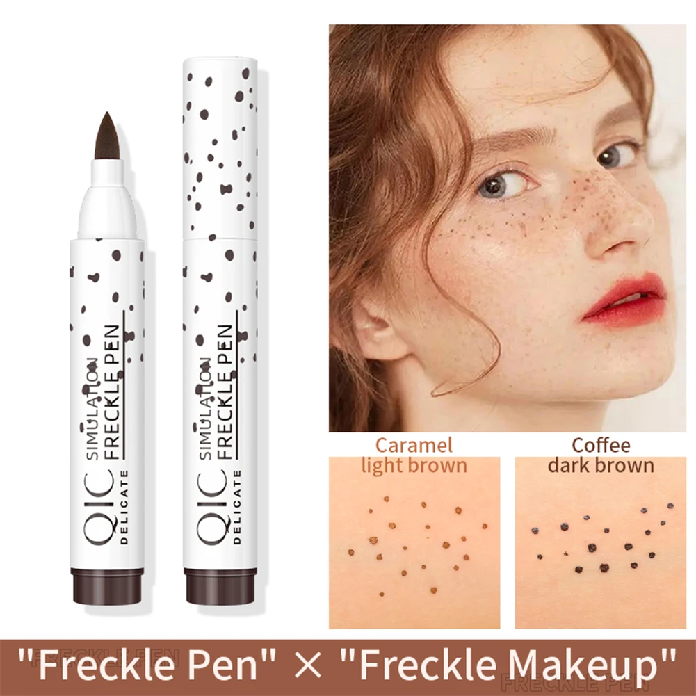 

Makeup simulation freckles pen color water-proof easy to color Natural face makeup freckles pen net celebrity recommendation