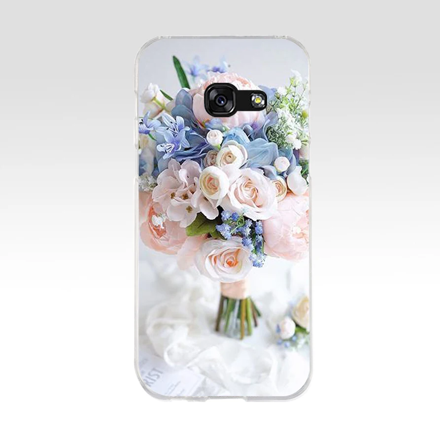 362F Элегантный Розовый Фиолетовый Пион цветок Мягкий Силиконовый ТПУ чехол для