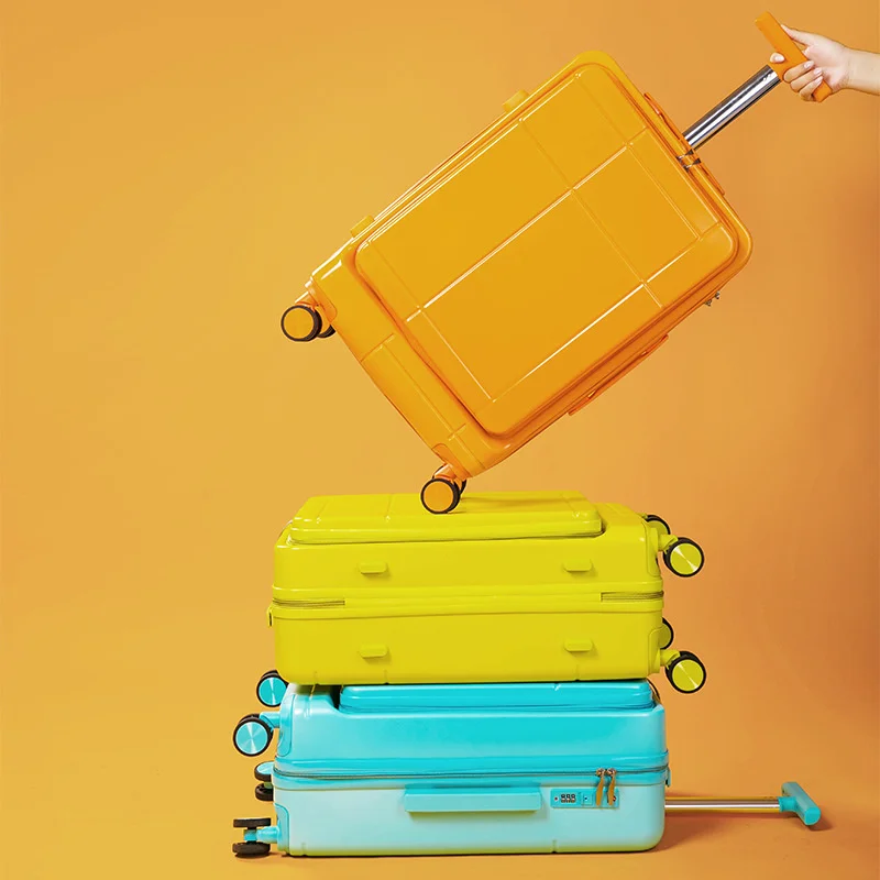 Дорожный чемодан на колесах 20 дюймов 24 дюйма сумка тележка для переноски с сумкой