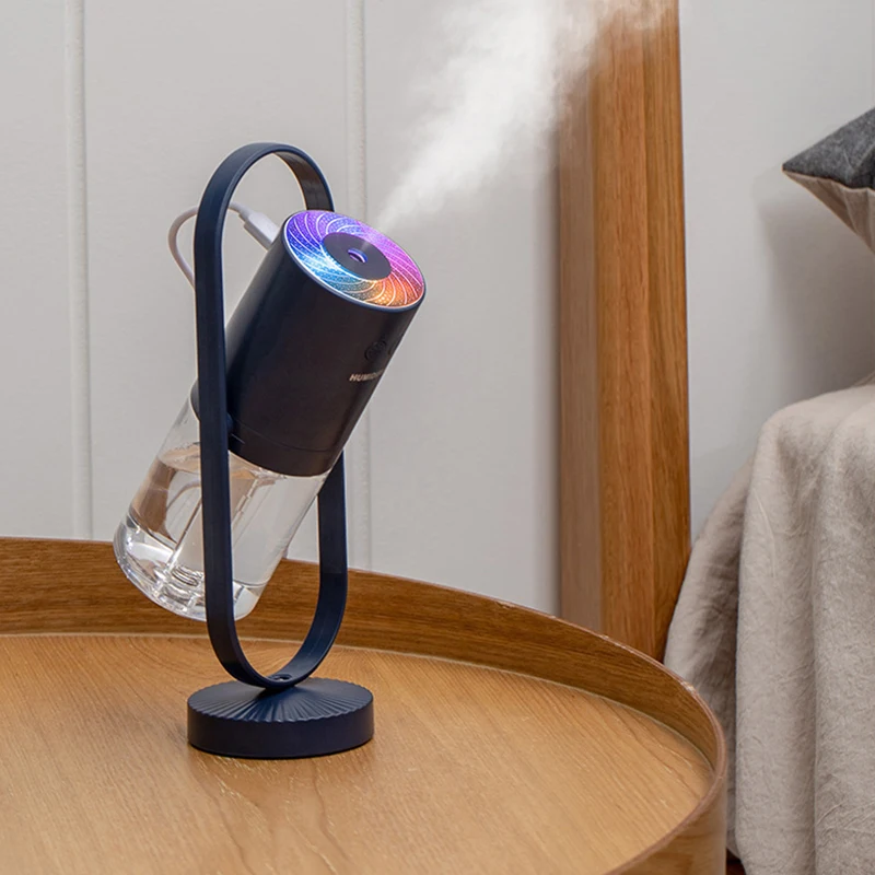 Увлажнитель воздуха ультразвуковой для эфирных масел 7 цветов вращение на 360