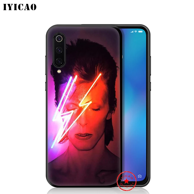 IYICAO David Bowie Soft Case for Xiaomi Mi 10 A3 A2 Lite A1 CC9 CC9E 9T 9 8 6 SE Pro F1 Max 3 5X 6X MiA1 MiA2 |
