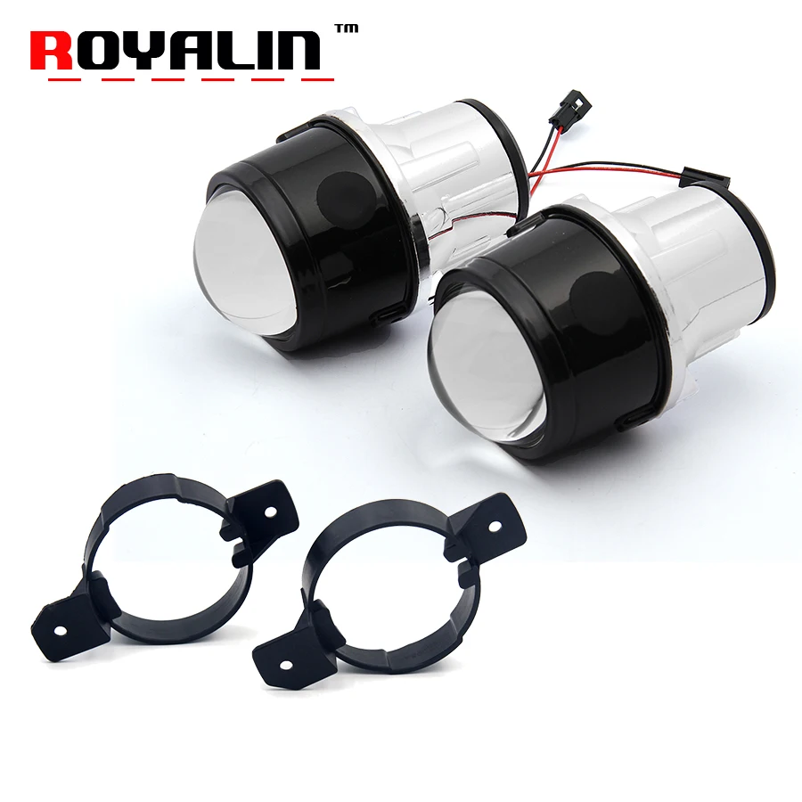 ROYALIN противотуманный светильник объектив проектора для Nissan March Qashqai Sunny Livina Geniss Teana