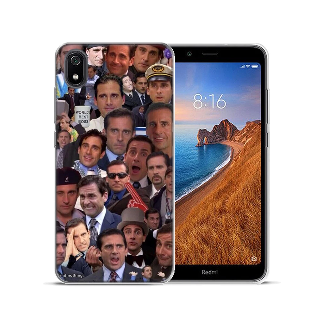 Майкл Скотт офисные мягкие чехол для Xiaomi Mi 9 SE 9T 8 Pro 5X A1 6X A2 A3 Redmi K20 7 Y3 5 Plus Note 4 4X 6