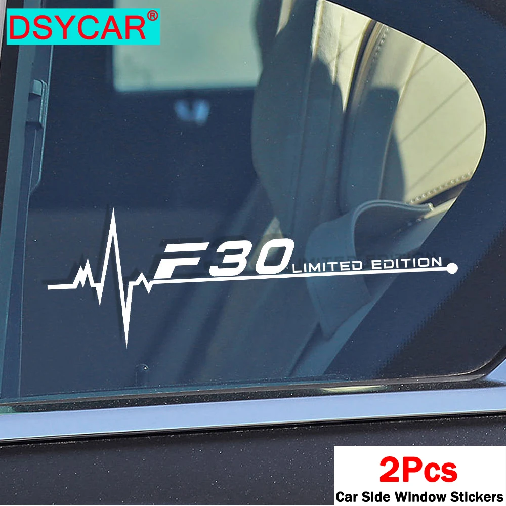 

DSYCAR 2Pcs Car Side Window Stickers Decals For BMW F01 F02 F07 F10 F15 F16 F20 F25 F30 F31 F34 F45 F46 F48 F82 Car Accessories