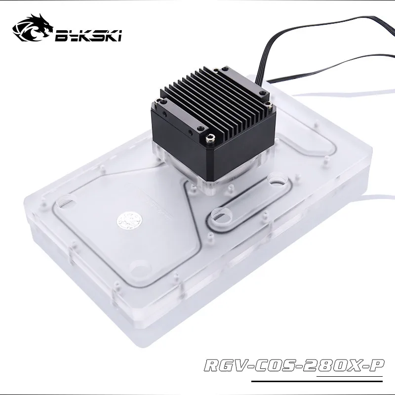 Акриловая водная доска Bykski чехол с водяным охлаждением RGB / A-RGB освещение для