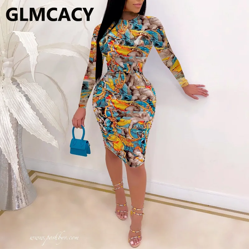 

Женское винтажное платье с длинным рукавом, элегантное облегающее платье миди