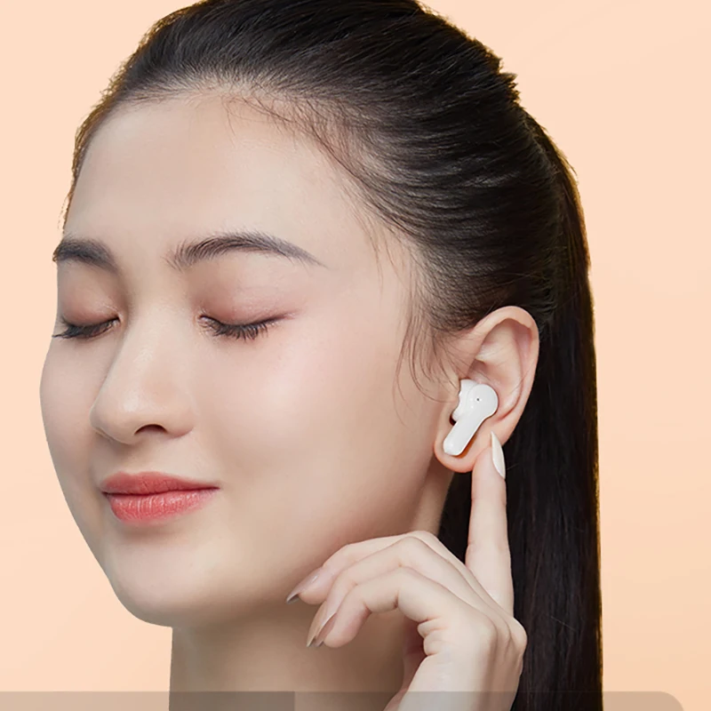 

Bluetooth V5.1 headphone wireless TWS earphone touch control earbuds 4 microphones ENC HD call headset customizing APP