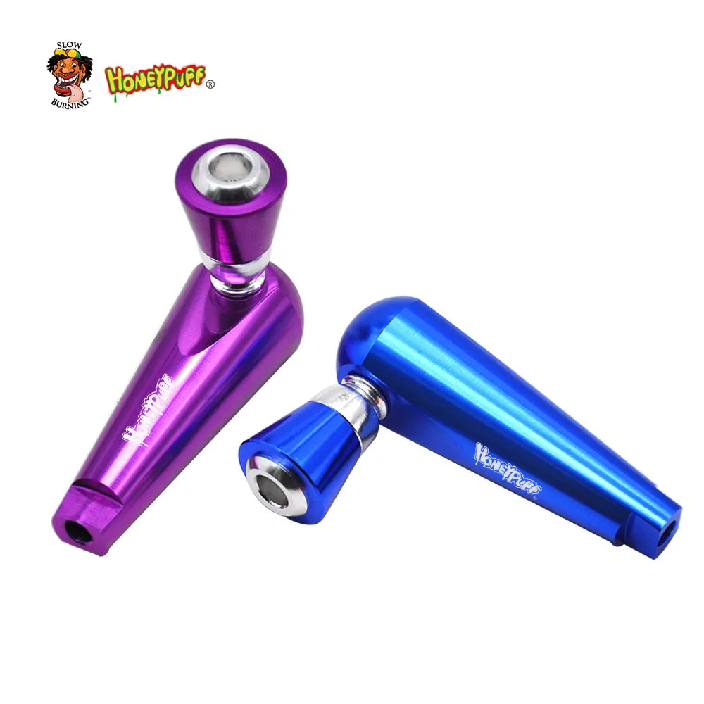 HONEYPUFF Buddy алюминиевая трубка для курения 95 мм с металлической чашей металлические