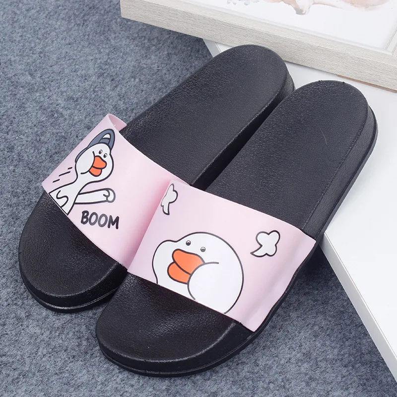 Новинка 2020 года Милые летние тапочки Тапочки с утками из мультфильма Домашняя