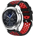 Силиконовый ремешок для samsung gear s2 s3 FrontierClassicGalaxy 46 мм и 42 мм, сменный ремешок, браслет для часов