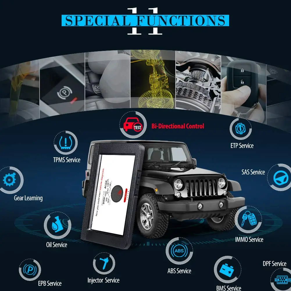 Launch X431 V + Plus DBSCAR5 OBD2 сканер полная система автомобильный диагностический