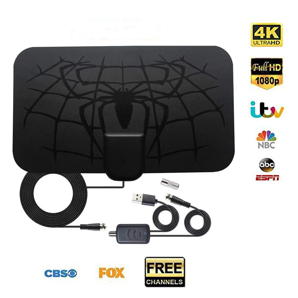 

4K HD TV Antenna Digital Antena Tv Receiver Indoor 3600 Miles 40DBI with Amplifier Radius Aerial Clear Fox Sat