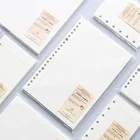 Блоки листов для блокнота А5, сменные внутренние бумаги для спиральной тетради, ежедневника, еженедельного и ежемесячного школа планирования