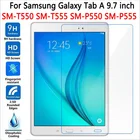 Защитная пленка для экрана samsung Galaxy Tab A 9,7 T550 T551 T555 из закаленного стекла для SM-T550 9,7 