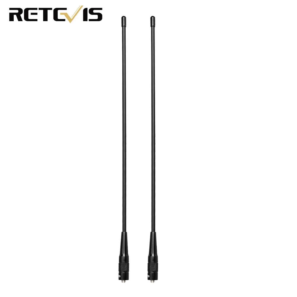 2 шт. Retevis RHD-771 SMA-F антенна УВЧ/УКВ 144/430 МГц для Retevis H777 Baofeng UV-5R BF-888s HYT иди и болтай Walkie Talkie “иди и C9030A