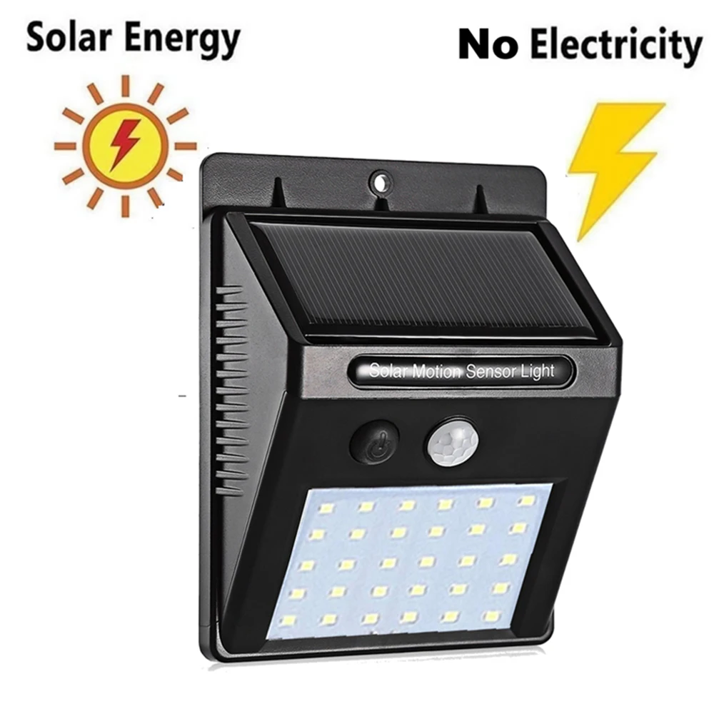 1 4 шт. светодиодный Солнечный перезаряжаемый садовый свет PIR датчик движения