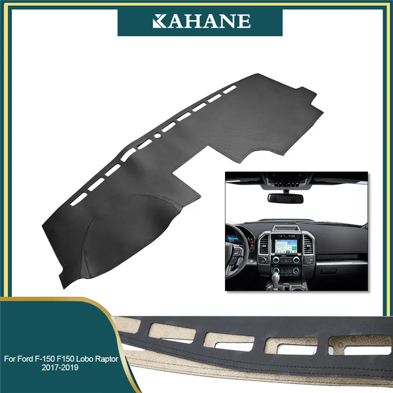 

Car Dashboard Cover Dash Mat Pad For Ford F-150 F150 Lobo Raptor 2017-2019 Dashmat Auto Non-slip Sunshade Pad Carpet Accessories
