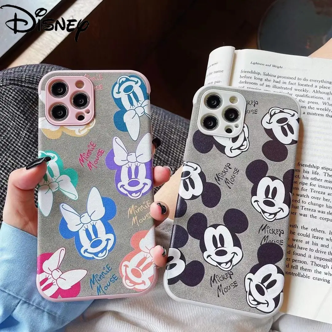 

Disney Mickey Minnie Cartoon Phone Case for iPhone13 13Pro 13Promax 12 12Pro Max 11 Pro X XS MAX XR 7 8 Plus Phone Case