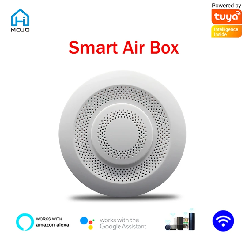 Детектор двуокиси углерода HIMOJO Tuya Zigbee C02 детектор формальдегида датчики VOC датчик