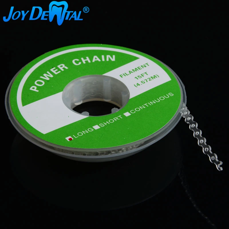 Стоматологическая Ортодонтическая цепь прозрачная длинная короткая