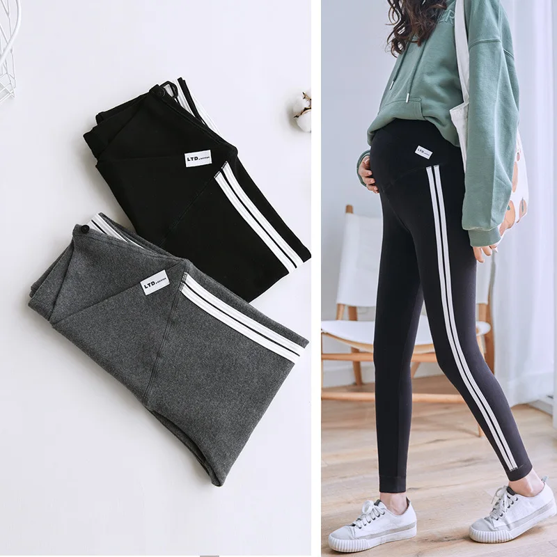 Новинка корейские весенне-осенние длинные Леггинсы для беременных женщин мягкие