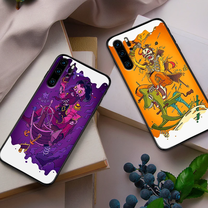 Сатирические иллюстрации уход за детьми для Huawei Honor 8 9 10 lite 7A 9X Pro 7C 7X 8X 8C NOTE VIEW 20