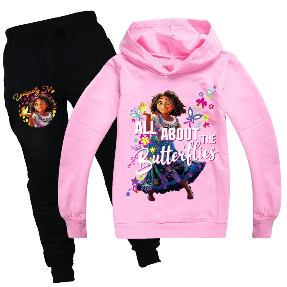 

Новинка, модная детская одежда, комплект из свитшота и брюк, Детские комплекты одежды, толстовка с капюшоном для маленьких девочек, наряды, с...