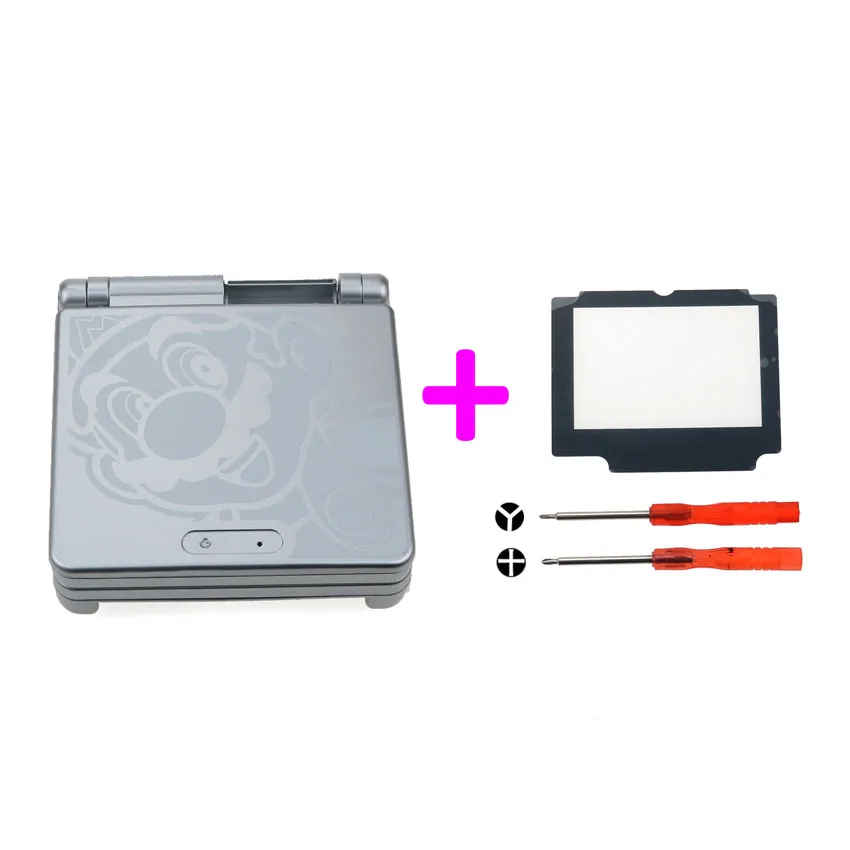 R Cltgxdd мультфильм полный корпус оболочки с кнопкой Замена для Nintendo Gameboy Advance SP для GBA SP игровая консоль чехол - Цвет: R