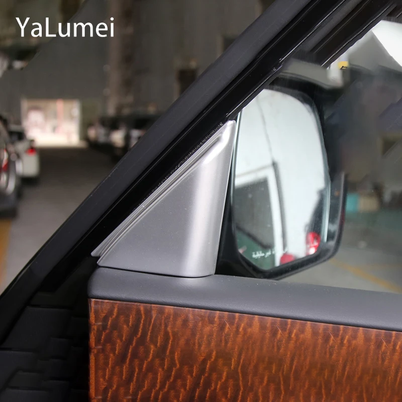 Для Nissan патруль Y62 2013-2018 хромированный Внутренний интерьер стойка окон колонка
