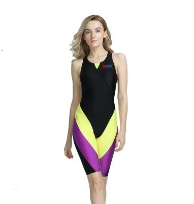 Women's Competition Professional Racing Waterproof Sexy One Piece Training Swimsuit Female Bathing Beach Wear Surfing Suit