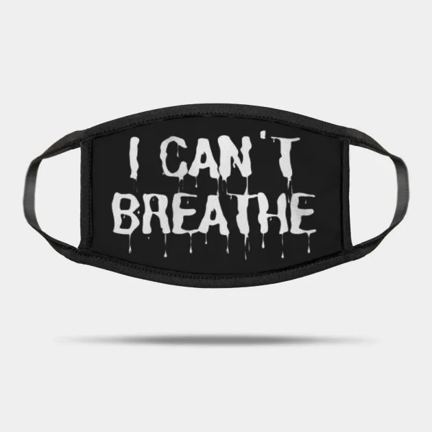 

8 Colors I Cant Breathe Face Masks Washable Summer Outdoor Sport Riding Masks Fashion Designer Ice Silk Mask for Adults In Stock