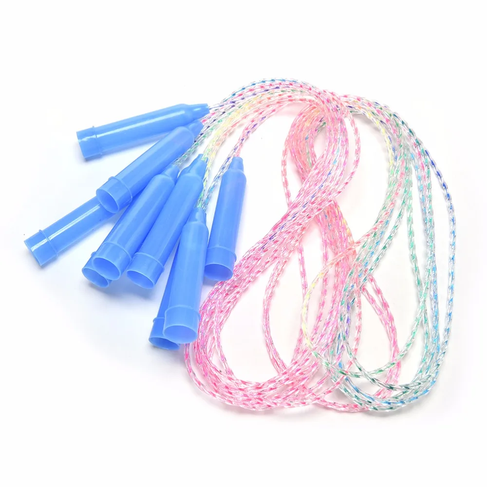 

2M Portable Children Jump Rope Training Soft PVC Skip Rope for Kids Fast Skipping 2M Crossfit Fitness Sports Jumping Rope