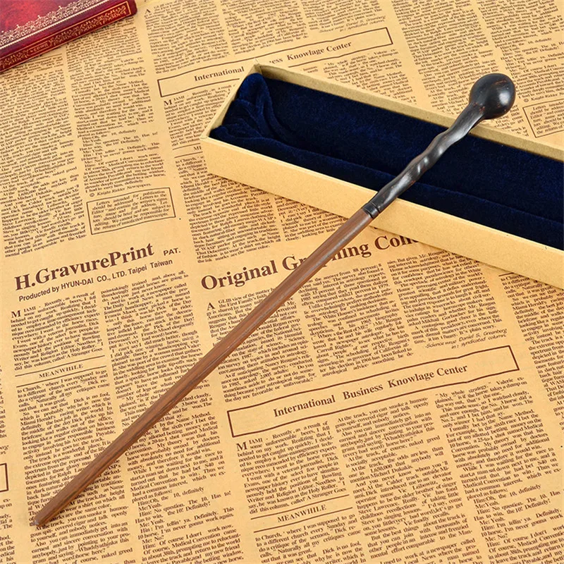 

Newest Metal Core Newest Quality Deluxe Harri Movie Remus Lupin Magic Wands/Stick with Gift Box Packing
