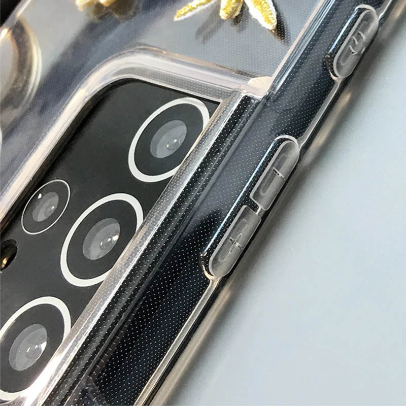 

For Samsung S21 5G Cases Transparent Ultra-thin Drop-resistant Portable Female Cute Cartoon Korea for S21 Ultra Case Cute