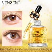 venzen 24k golden hexapeptide eye serum anti wrinkle firming anti aging whitening nourishing moisturizing eye care