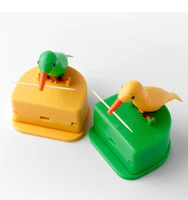 new cute small bird toothpick container automatic toothpick dispenser toothpick holder home decoration table decor