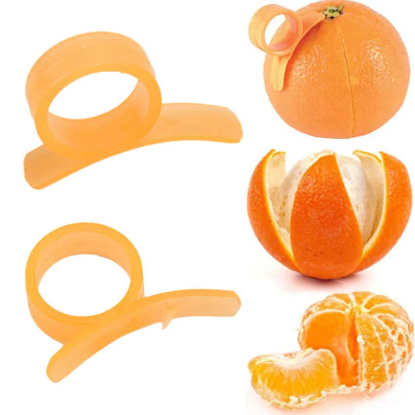 5Pcs Portable Fruit Peeler Slicer Lemon Citrus Grapefruit Orange Skin Remover Cutter Opener Easy Kitchen Tools | Дом и сад