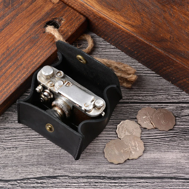 Vintage Design Good Qualtiy Cow Leather Coin Purse Mini Small Wallet Female Real Individuation Men Women Bag | Багаж и сумки