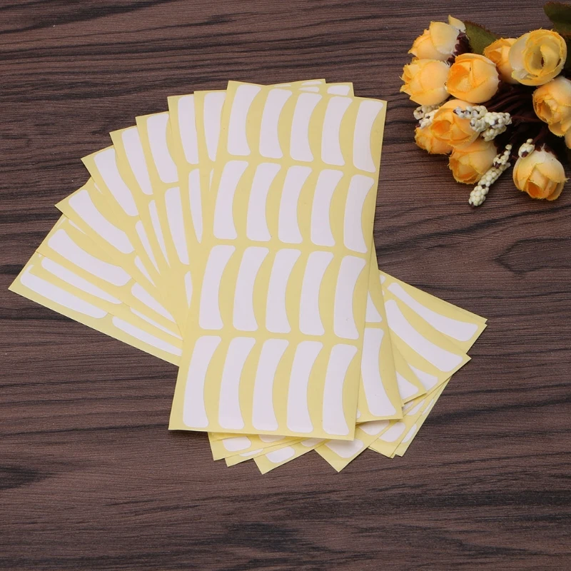 100 пар наклейки для наращивания ресниц под глазами бумажные патчи инструменты