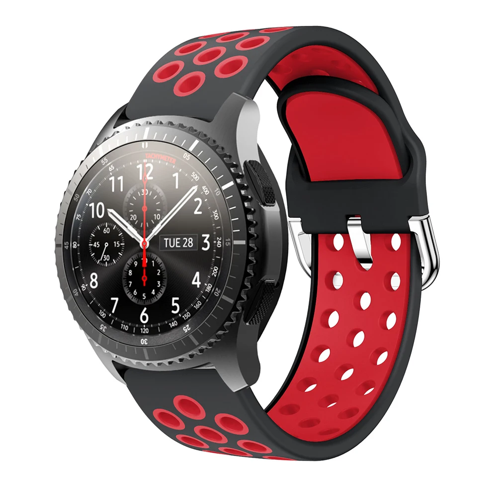 Ремешок силиконовый для Samsung Galaxy Watch 46 мм сменный Браслет часов Gear S3 Frontier Classic 22 |