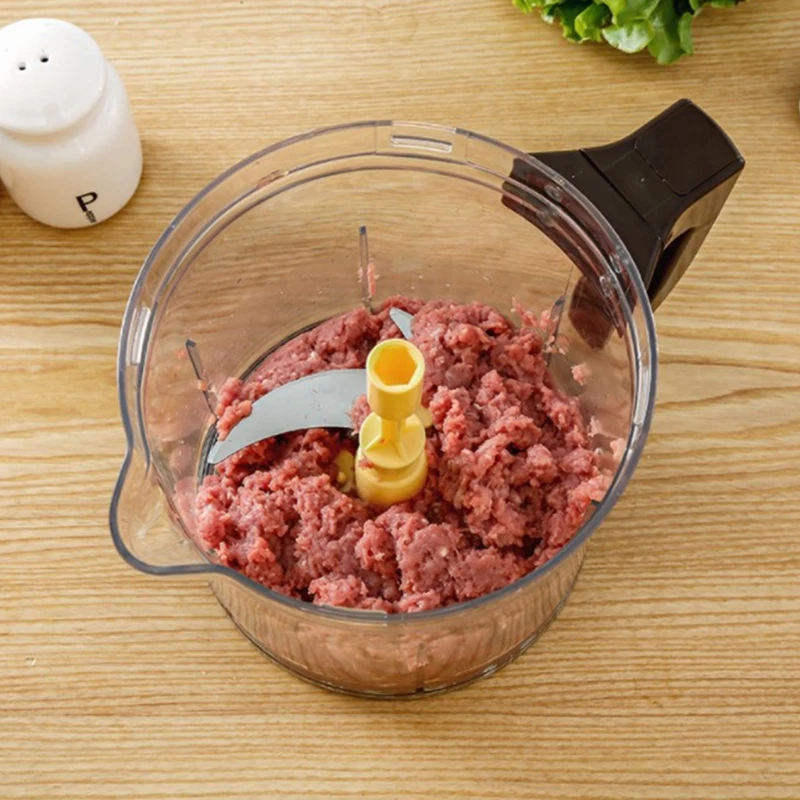 

Household Powerful Hand-power Food Chopper Mincer Fruit Vegetables Nuts Waffle Stainless Steel Blades Kitchen Gadgets
