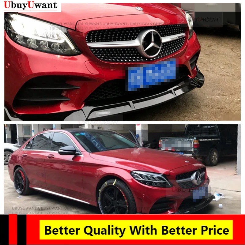 

Дефлектор для переднего бампера Mercedes Benz W205 C205 C63 2014-2020